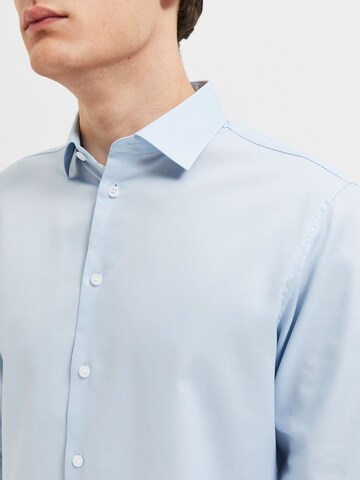 SELECTED HOMME Slim fit Business Shirt in Blue