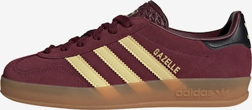 Baskets 'Gazelle Indoor' ADIDAS ORIGINALS en rouge : devant