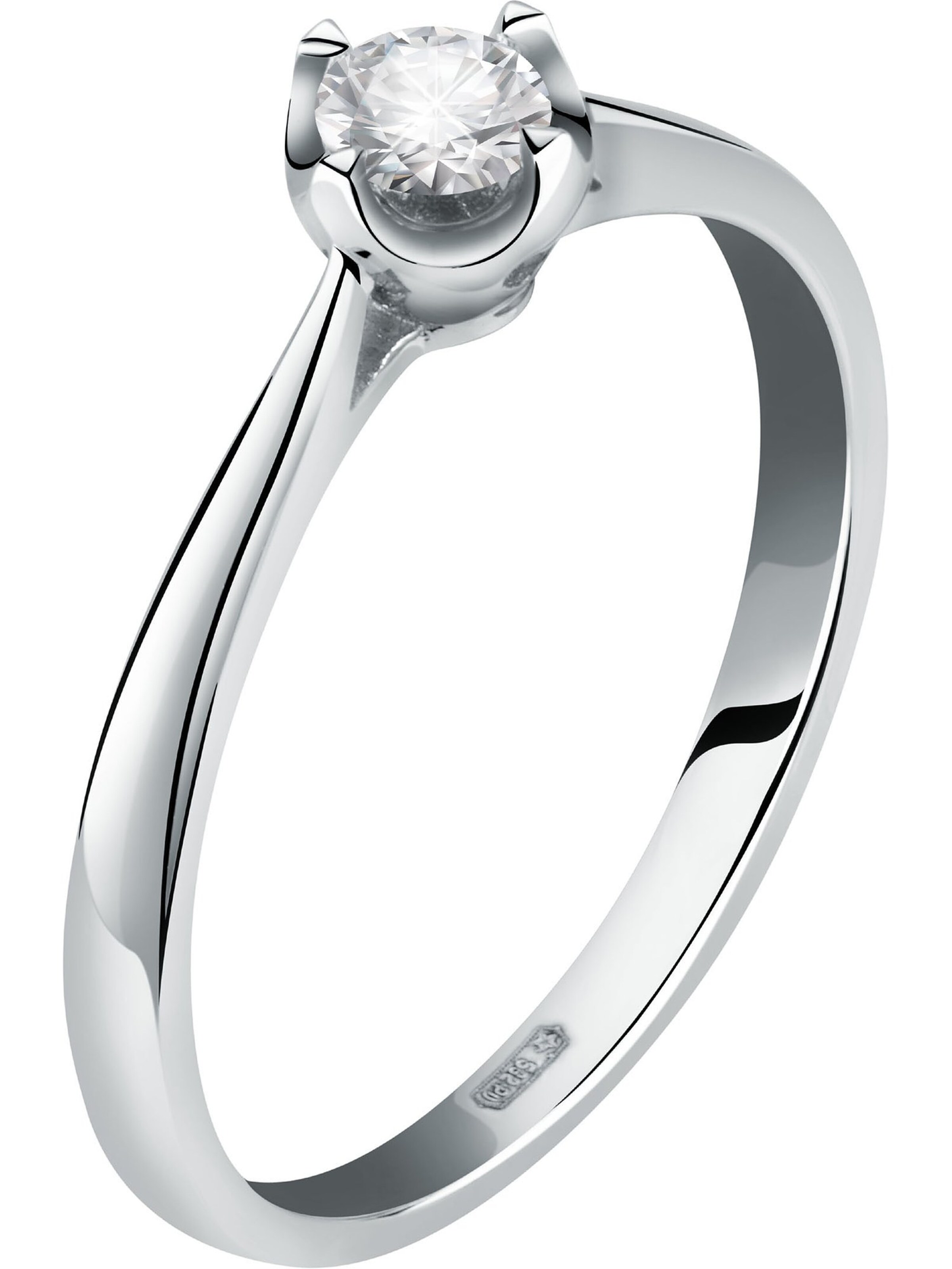 CHRIST Ring in Silber: Vorderseite