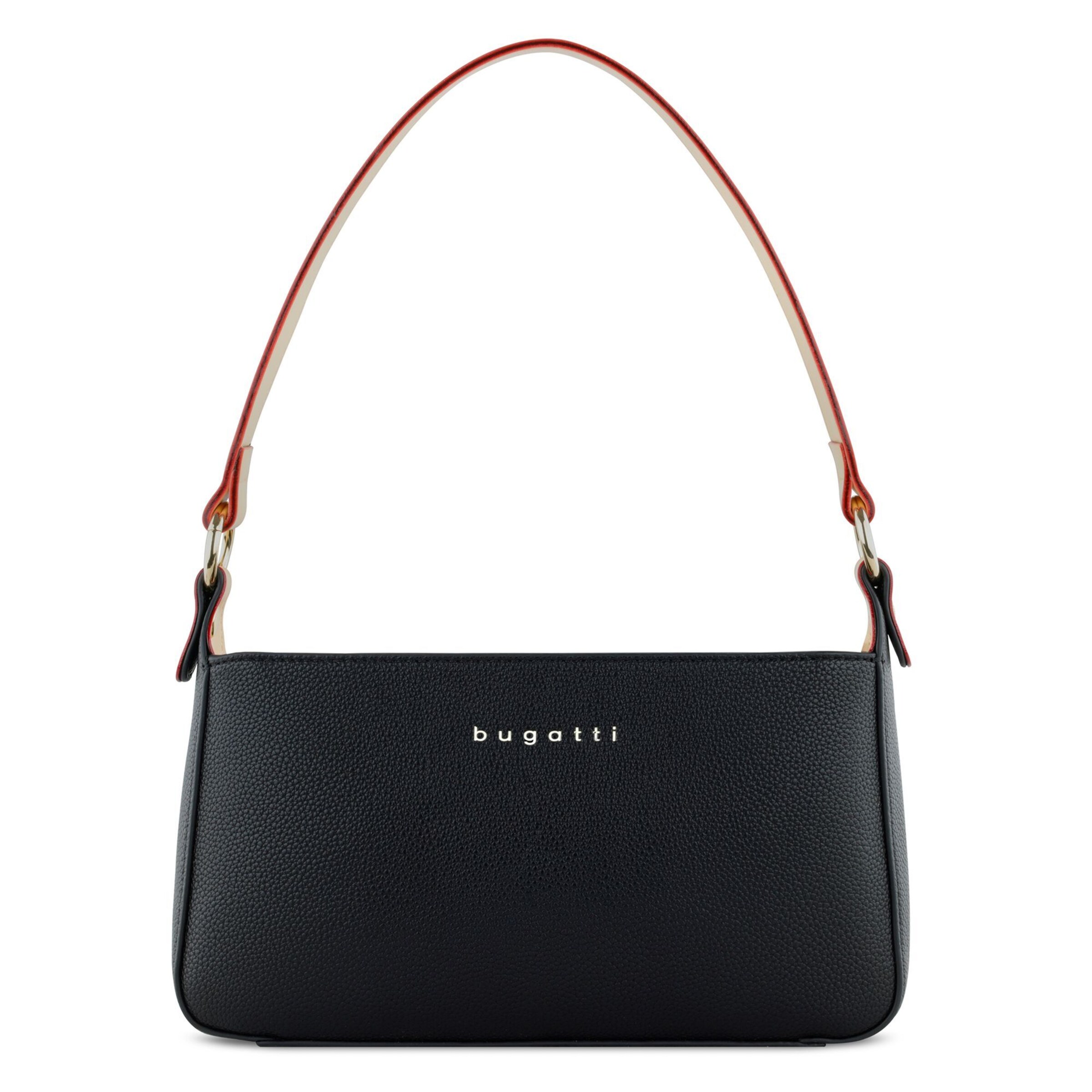 Sac bandoulière 'Ella' bugatti en noir : devant
