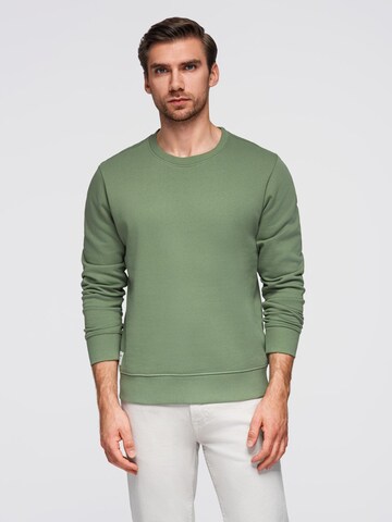 Ombre Sweatshirt in Groen: voorkant