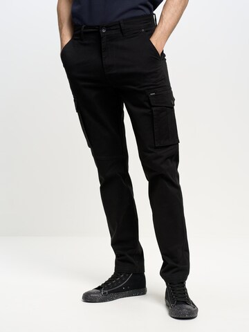 BIG STAR Slimfit Jeans 'Ian' in Schwarz: predná strana