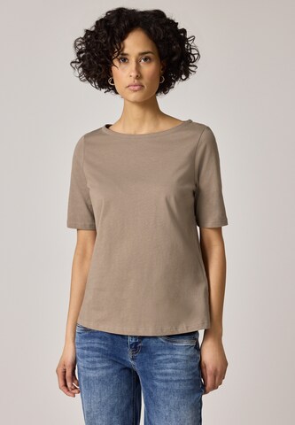STREET ONE Shirt in Brown: front