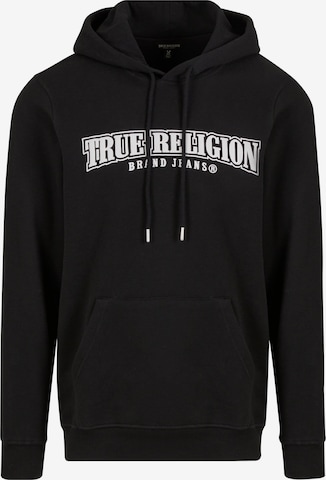 True Religion Sweatshirt in Schwarz: Vorderseite