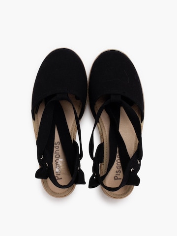 Sandales Pisamonas en noir
