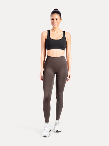 Smilodox Slim fit Leggings 'Trixy' in Brown