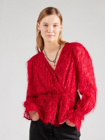 VILA Blouse 'VIFeather' in Red: front