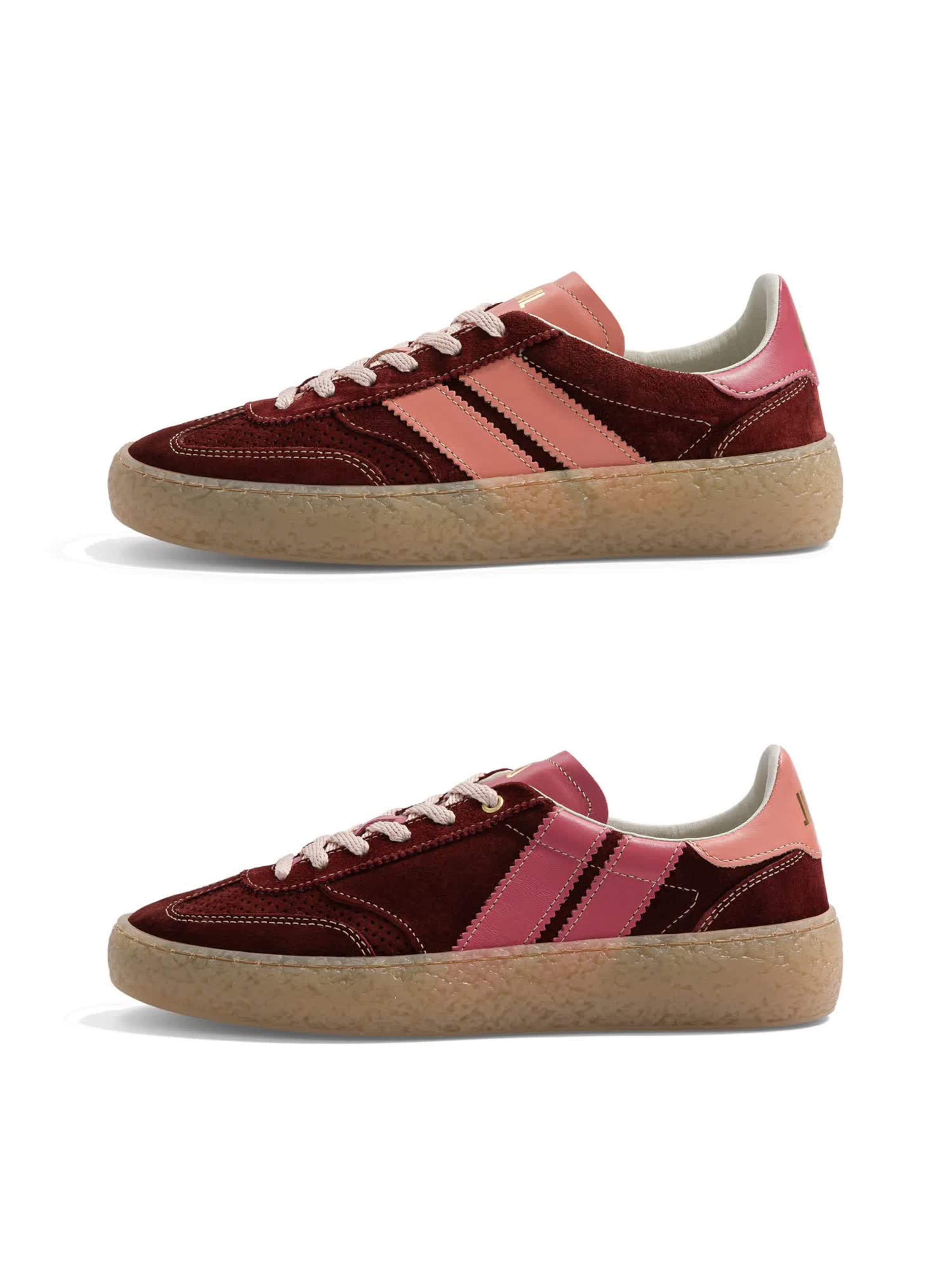 Scarpa stringata ' HIGH PULSE ' di Caval in rosso: frontale