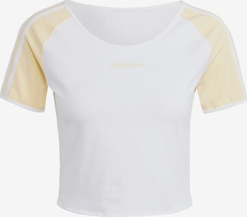 T-shirt ADIDAS ORIGINALS en blanc : devant