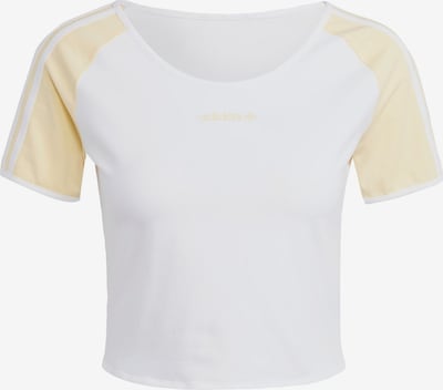 ADIDAS ORIGINALS T-shirt en jaune / blanc, Vue avec produit