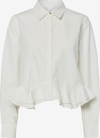 YAS Bluse 'YASANERA' i hvid: forside