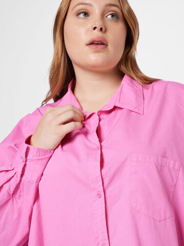 Cotton On Curve Blouse in Roze