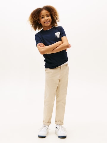 TOMMY HILFIGER T-Shirts 'VARSITY' in Blau