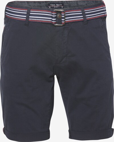 KOROSHI Chino hlače | mornarska barva, Prikaz izdelka