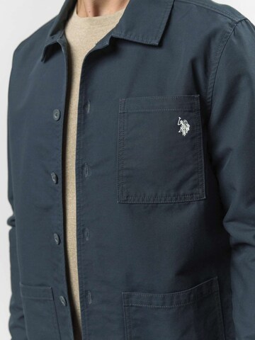 U.S. POLO ASSN. Klasický střih Košile ' Connor Overshirt ' – modrá