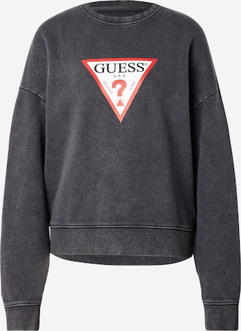 Bluză de molton de la GUESS JEANS pe gri: față