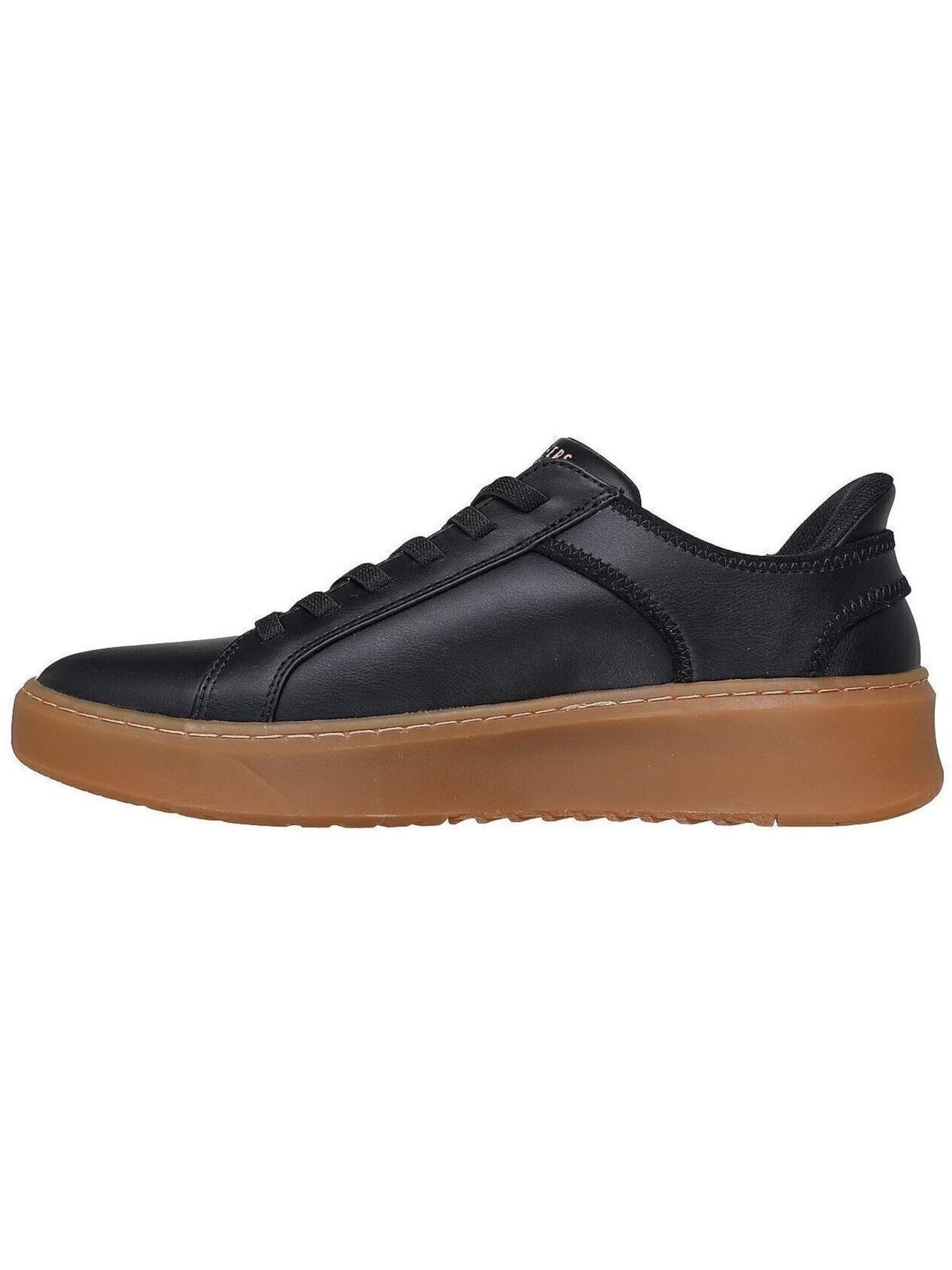 SKECHERS Sportschoen 'Skechers Court Break - Double' in Zwart