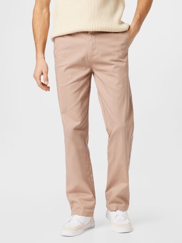 Santa Cruz - regular Pantalón chino en beige: frente