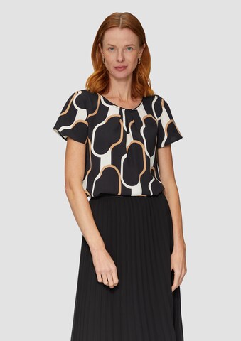 s.Oliver BLACK LABEL Blouse in Zwart: voorkant