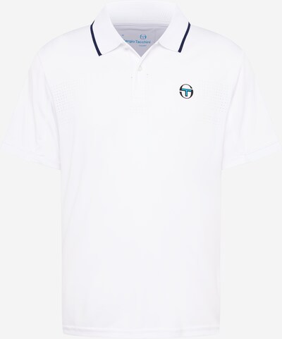Sergio Tacchini Functioneel shirt 'YOUNG LINE PRO' in de kleur Azuur / Donkerblauw / Zwart / Wit, Productweergave