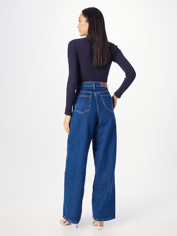 Nasty Gal Wide leg Jeans in Blue