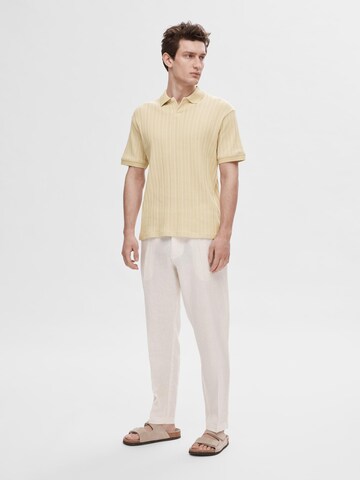 SELECTED HOMME Tričko 'Jaden' - Béžová