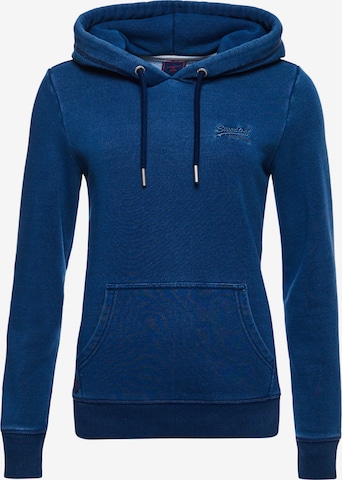 Superdry Sweatshirt in Blue: front