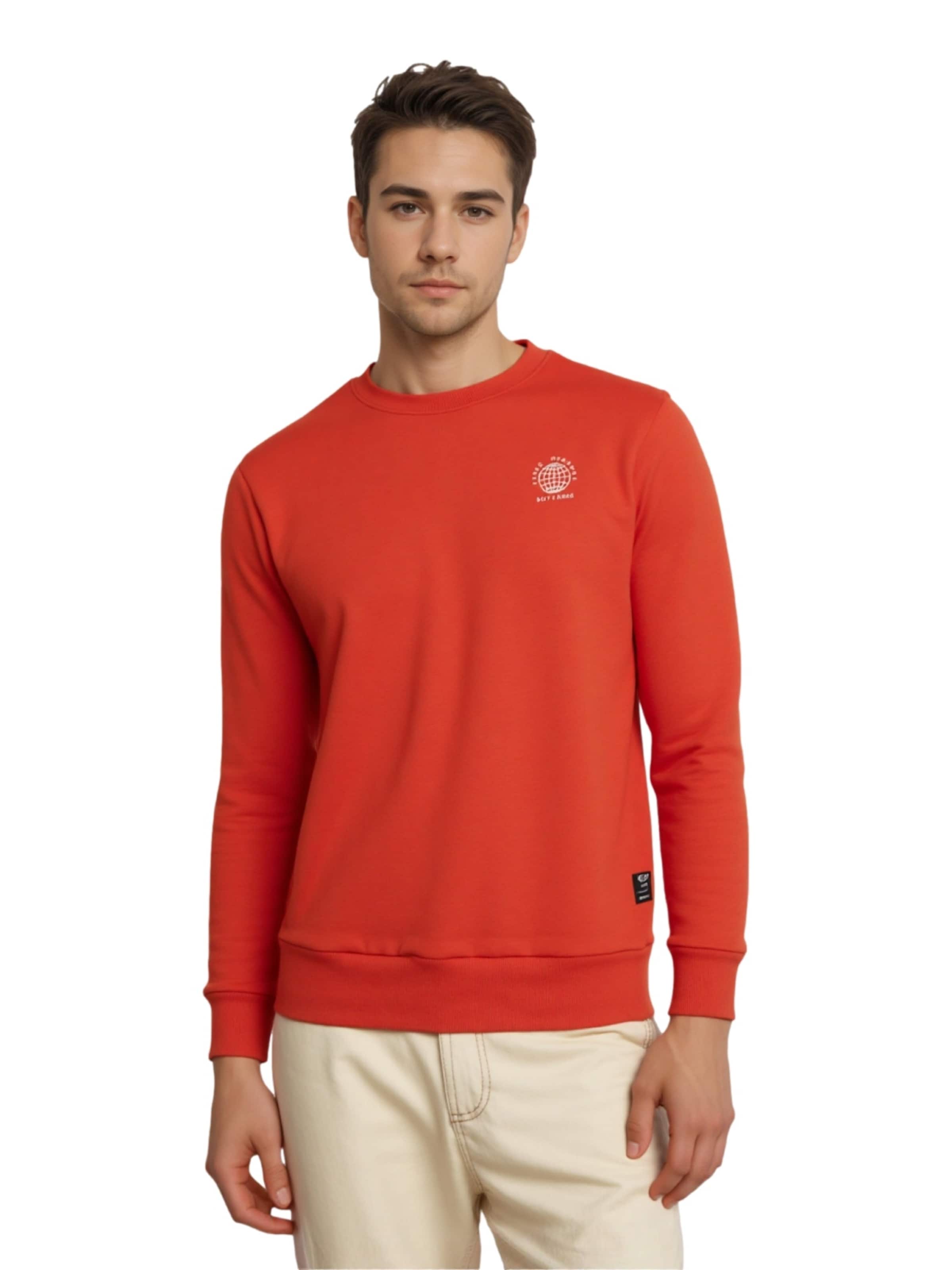 Key Largo Sweatshirt 'Faded Memories' i rød: forside