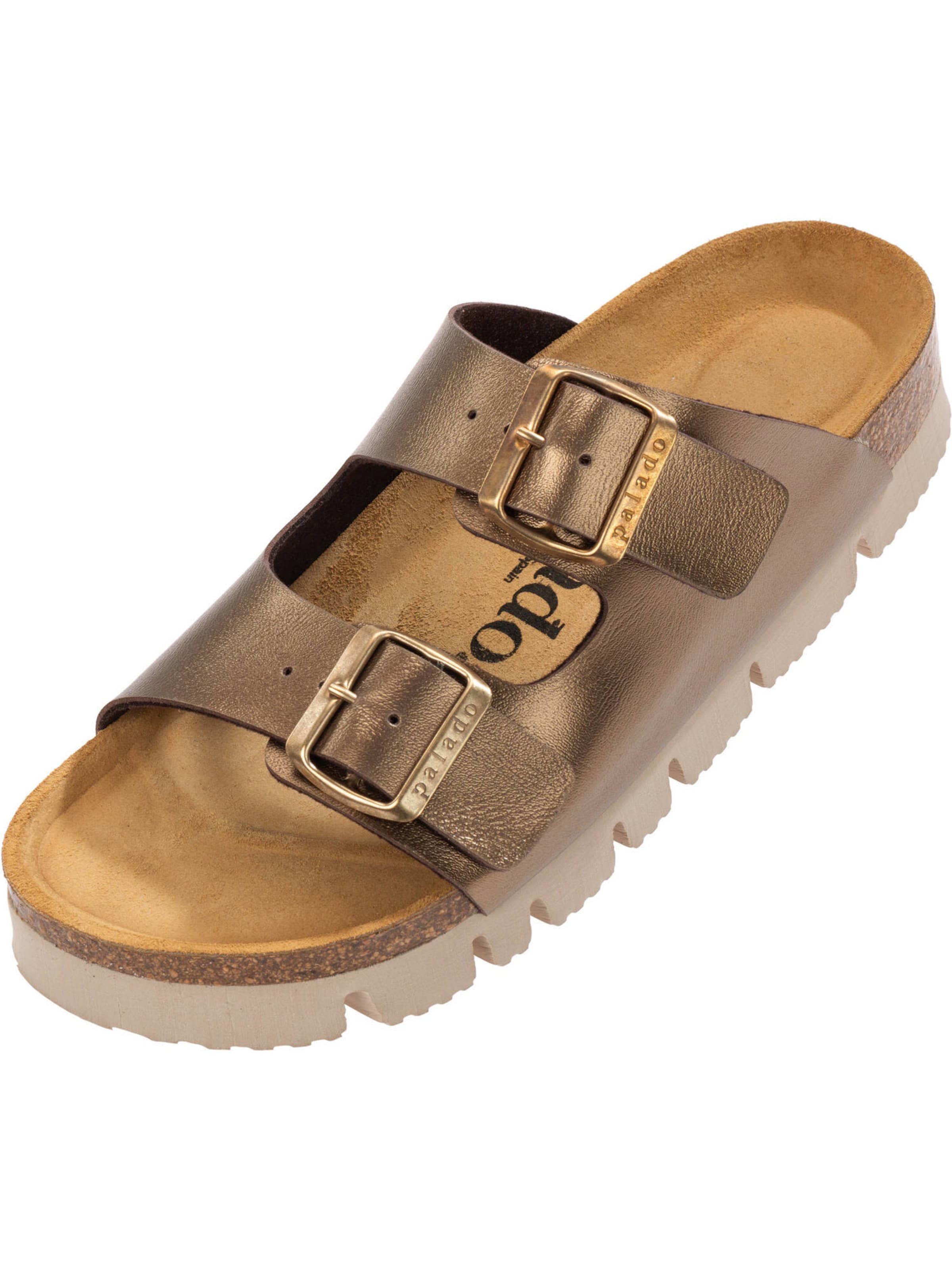 Palado Pantofle 'Korfu PL' – bronzová: přední strana