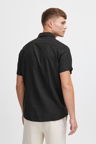 !Solid Slim fit Overhemd 'Allan' in Zwart