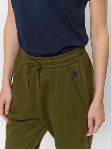 Effilé Pantalon ' India ' U.S. POLO ASSN. en vert