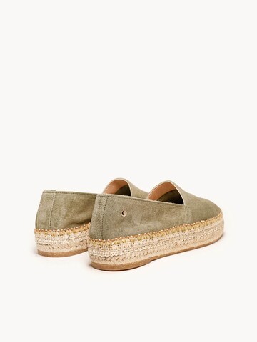 Alhamas Espadrilles 'Alpargata Plana'‌ in Grün