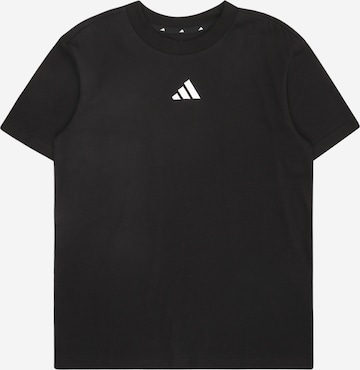 juoda ADIDAS SPORTSWEAR Sportiniai marškinėliai: priekis