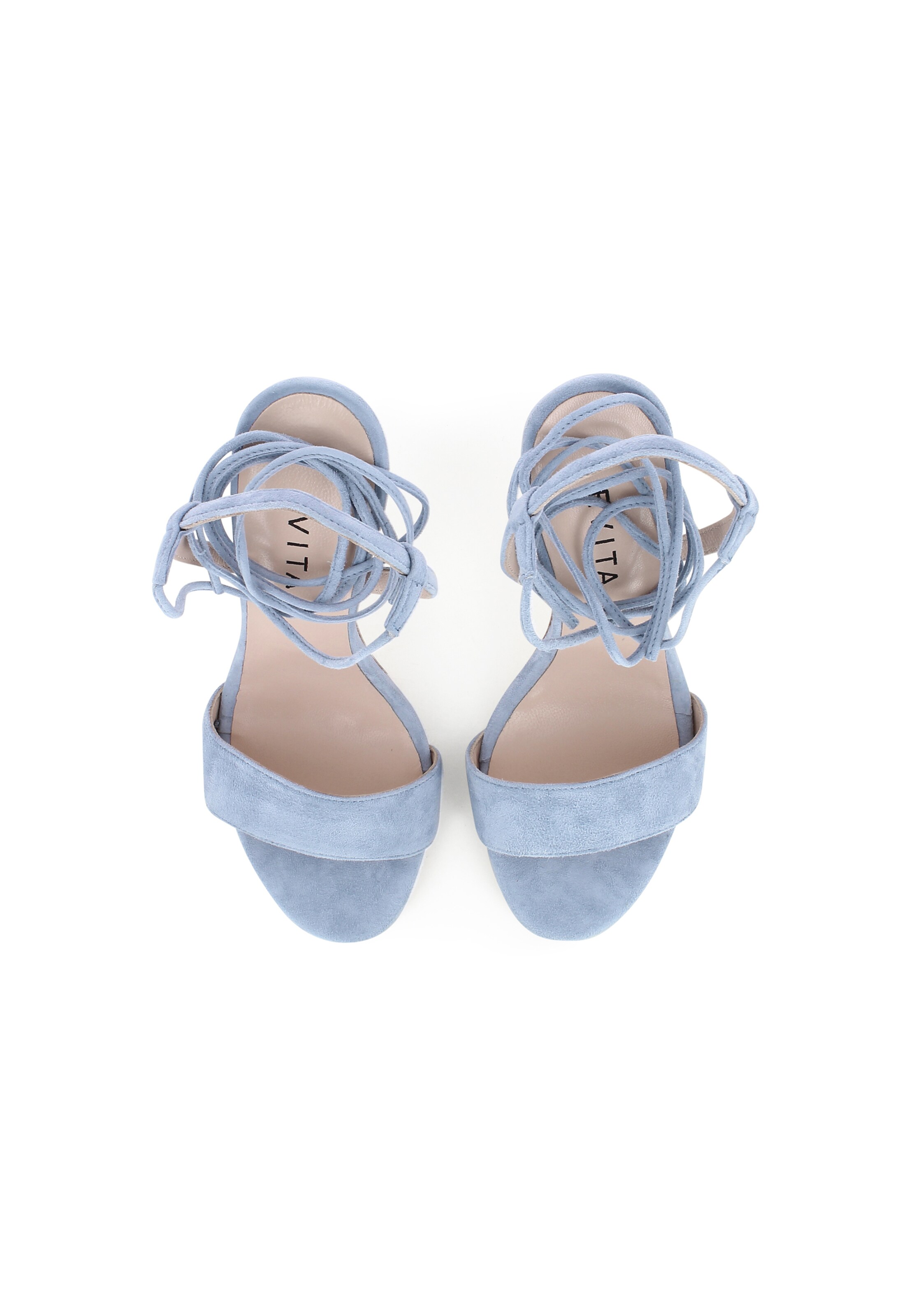 EVITA Sandalen met riem 'EVA' in Blauw