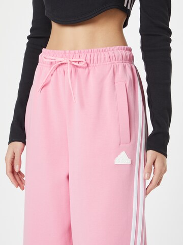 ADIDAS SPORTSWEAR Loosefit Sporthose 'Future Icons 3-Stripes' in Pink