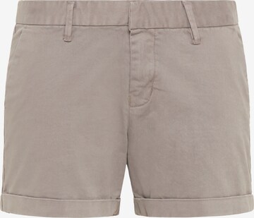 DreiMaster Vintage Slimfit Shorts in Braun: predná strana