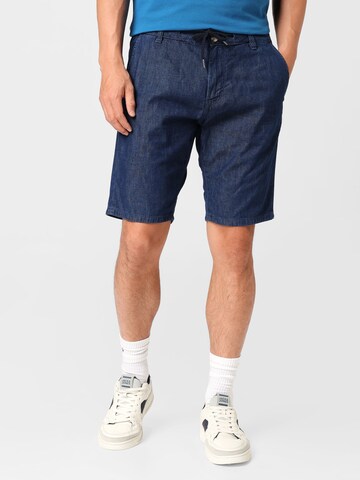 TOM TAILOR Regular Shorts 'Josh' in Blau: predná strana