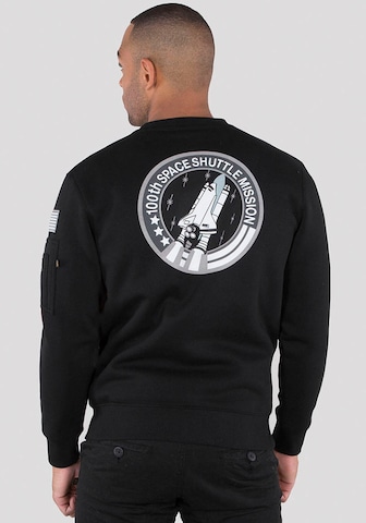 ALPHA INDUSTRIES Regular Fit Sweatshirt in Schwarz