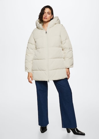 MANGO Winter Jacket 'Tokyo' in White