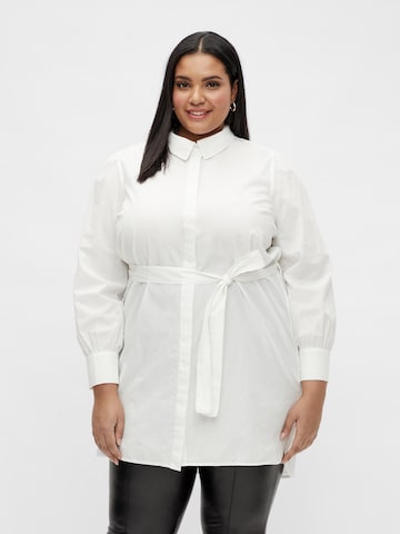 EVOKED Shirt Dress 'Tylla' in White: front