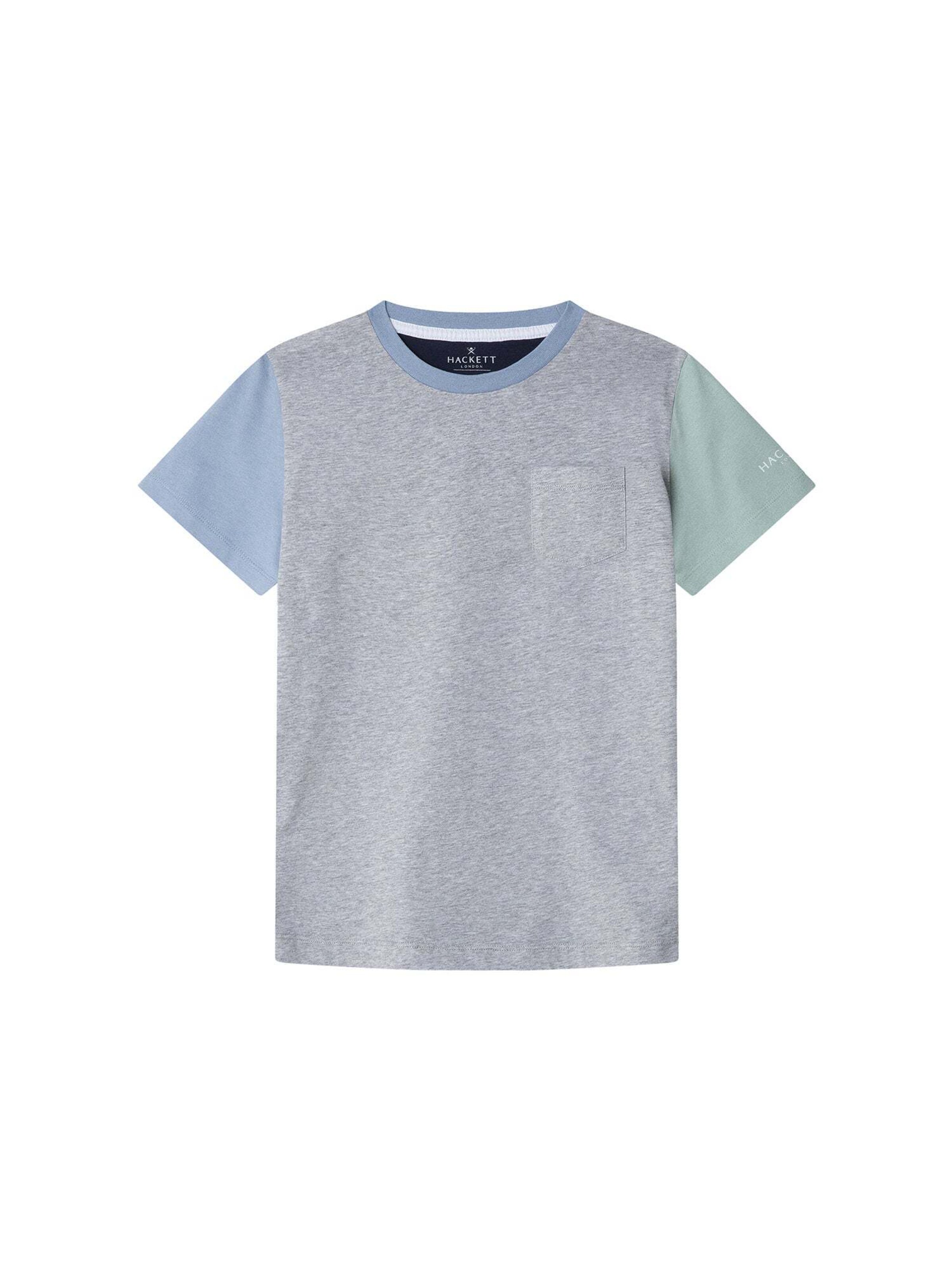 Hackett London T-Shirt in Grau: Vorderseite