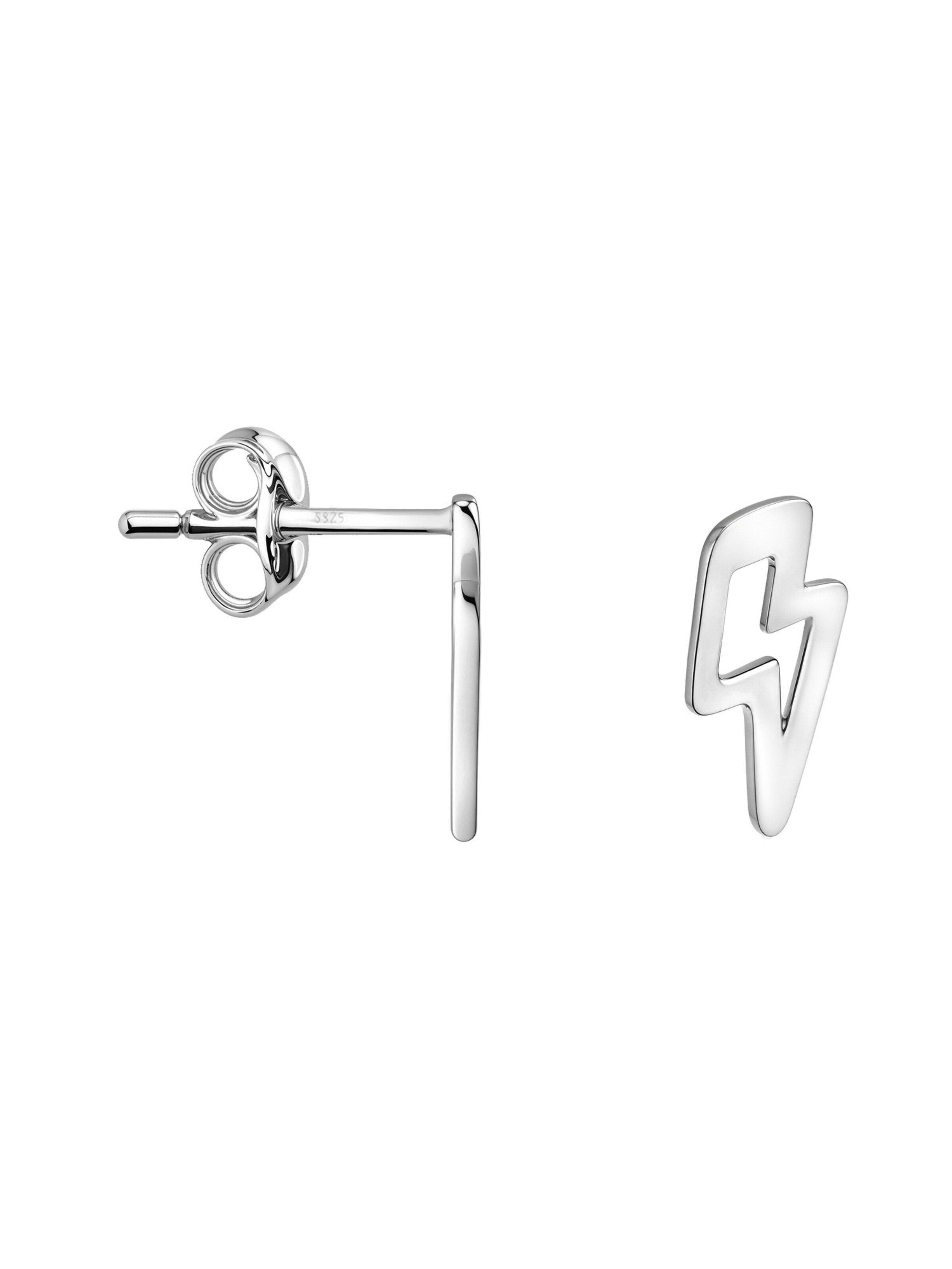 Sofia Milani Earrings 'Lightning' in Silver: front