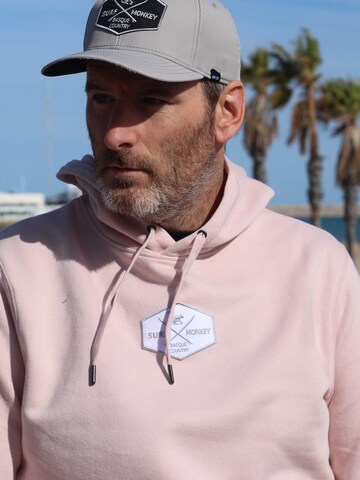 Surf Monkey Sweatshirt‌‌‌‌‌‌‌ in Pink