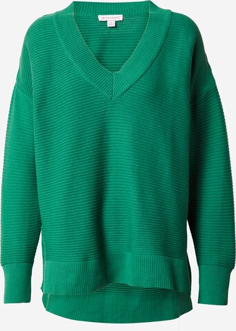 Warehouse - Pullover 'Ottoman' em verde: frente