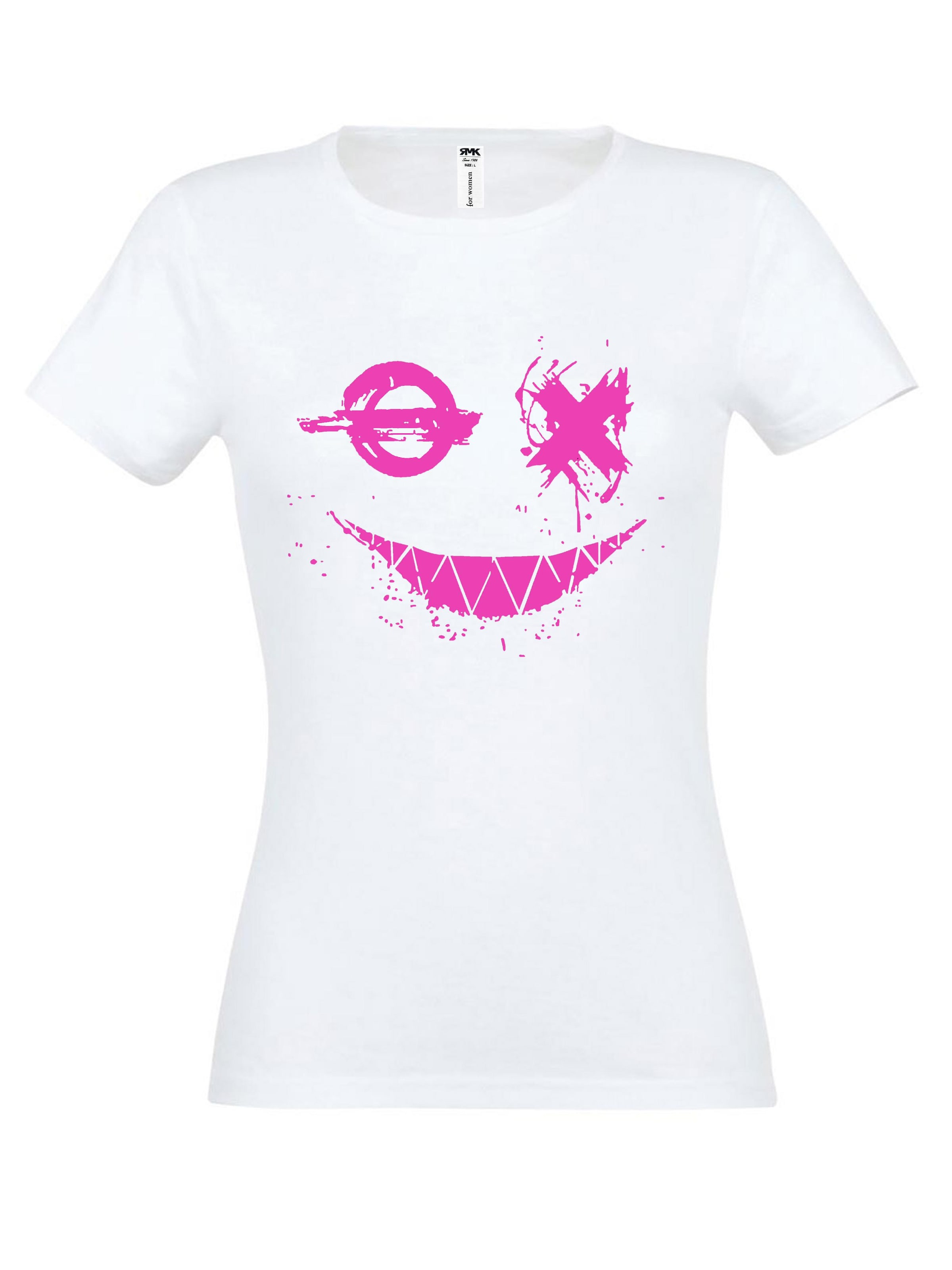 RMK Shirt 'Smily Smiley' in White, Item view