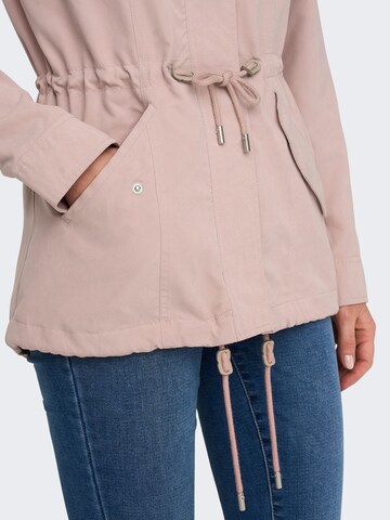 Parka mi-saison ONLY en rose