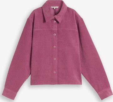 TOM TAILOR DENIM Blouse in Pink: front