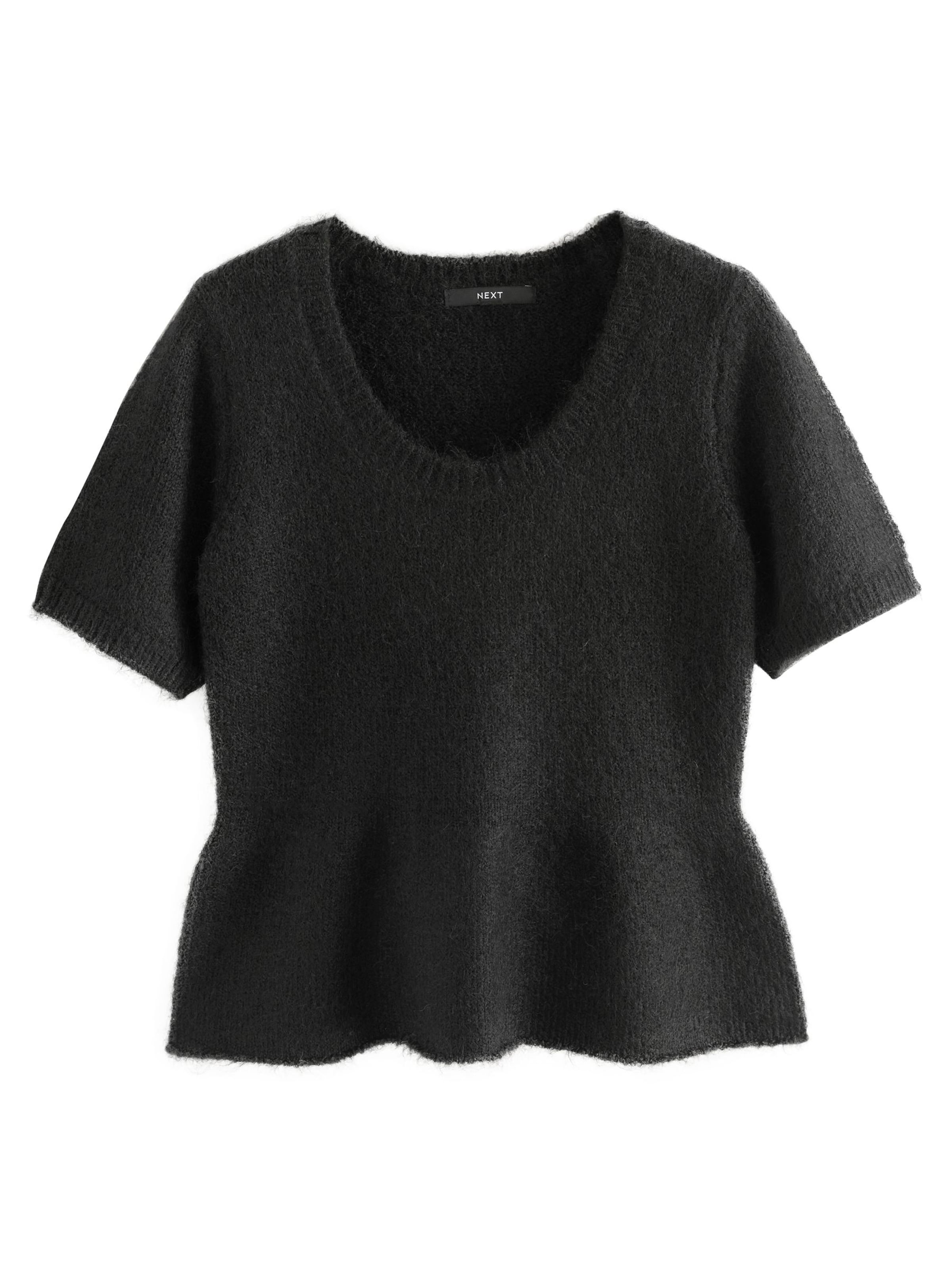 Next Pulóver - fekete: elől