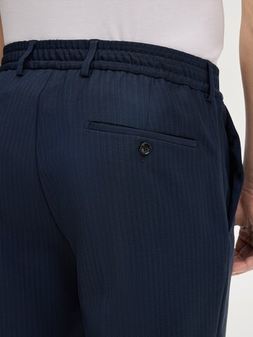 Effilé Pantalon à plis 'River' JOOP! en bleu