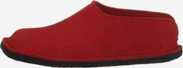 HAFLINGER Slippers in Red: front
